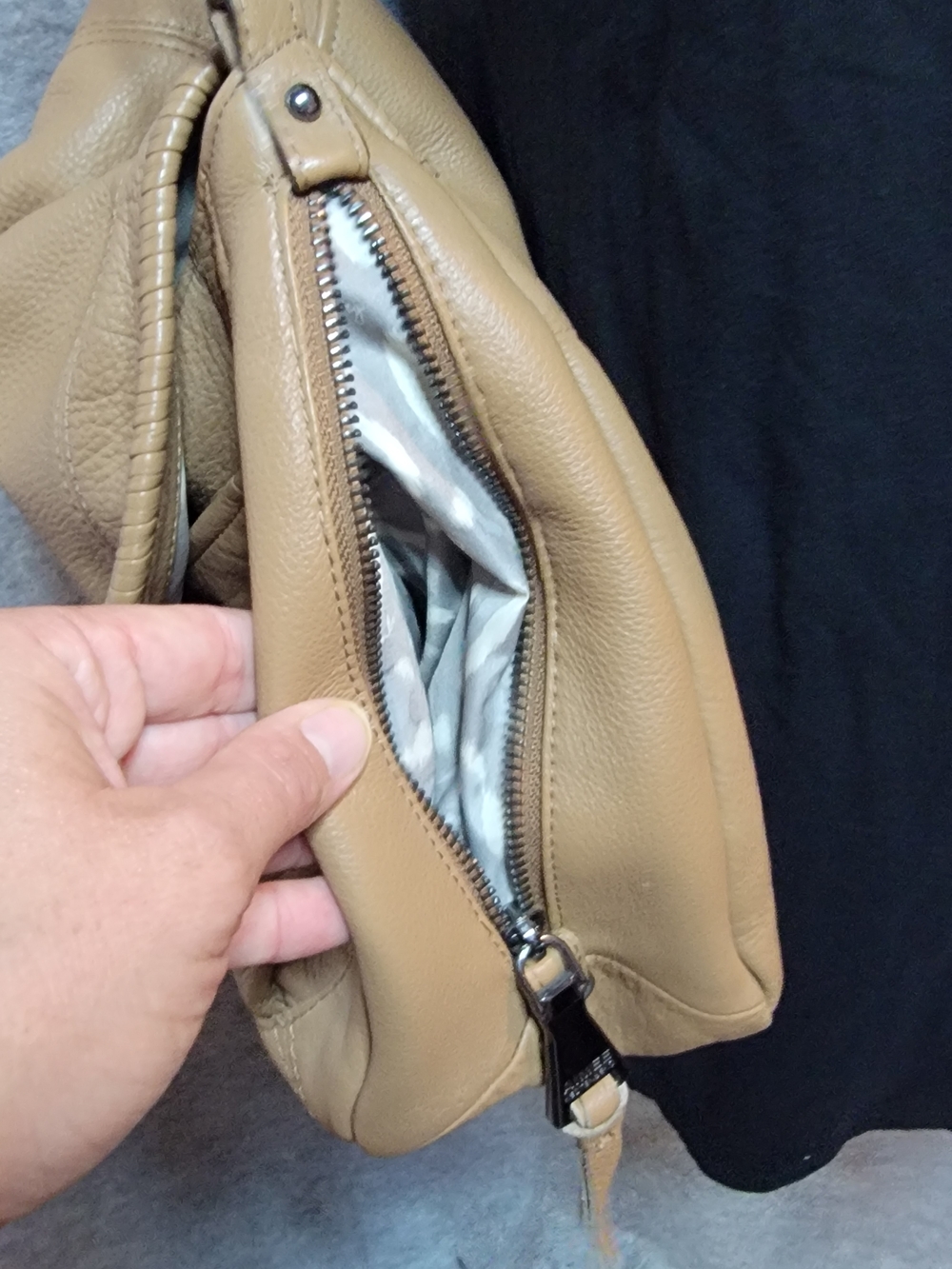 Aimee Kestenberg Tan Leather Shoulder Bag - Picture 6 of 16